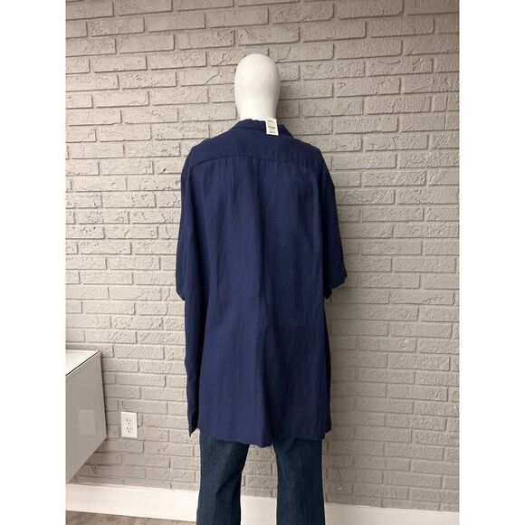 Oak Hill Men Tonal Big & Tall Short Sleeve Shirt Size 3XLT - Picture 3 of 8